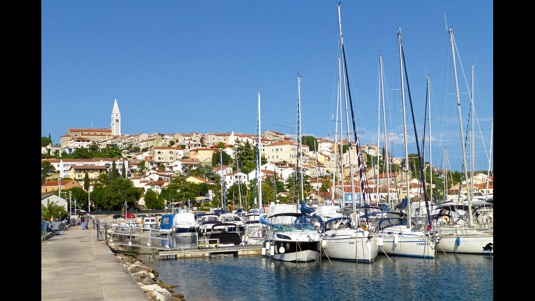  Hafenstädtchen Vrsar auf Istrien