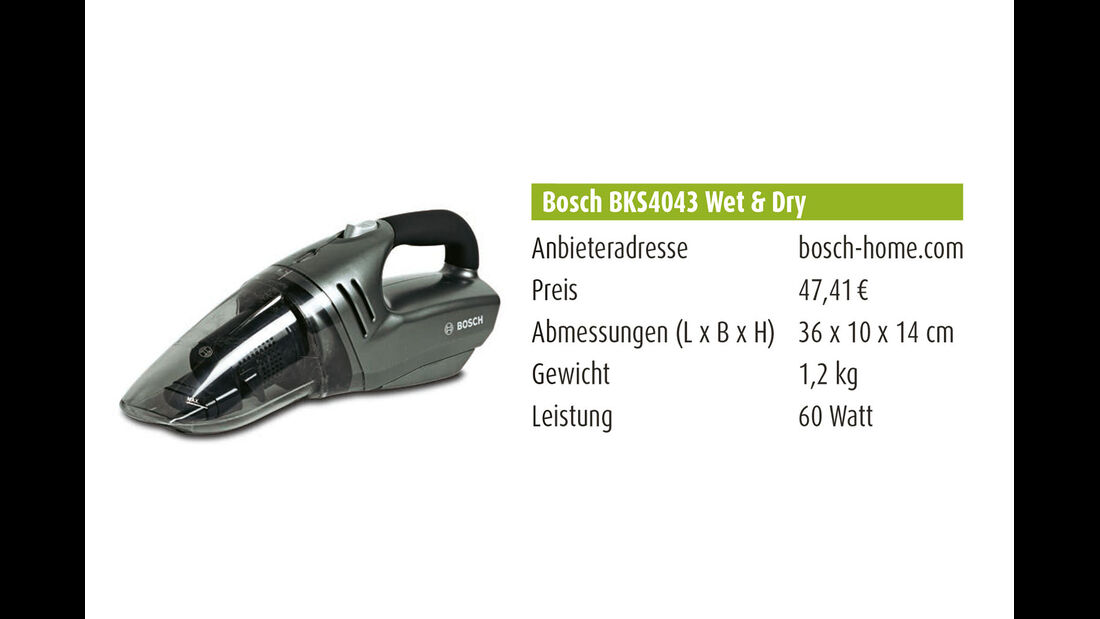 Bosch BKS4043 Wet & Dry 
