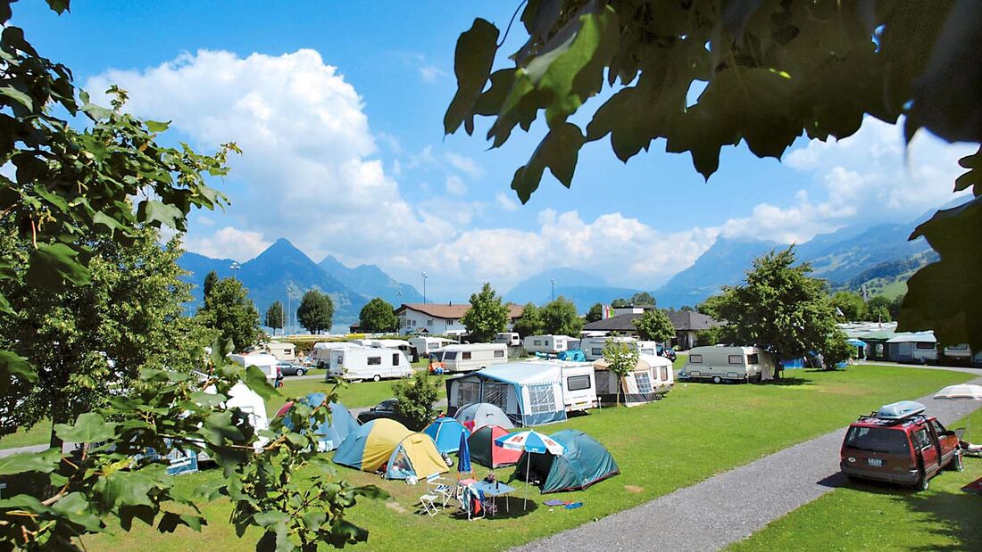 Campen in der Schweiz