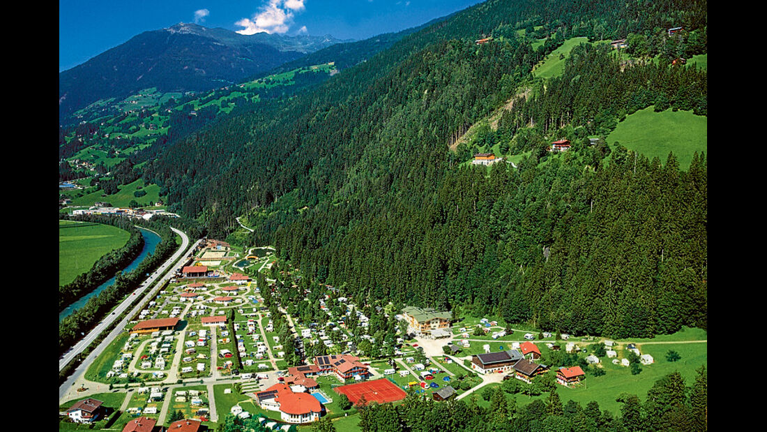 Camping Aufenfeld im Zillertal, Tirol