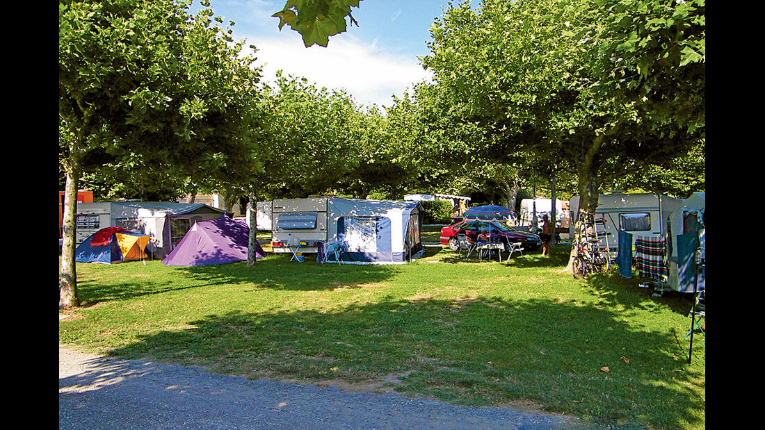 Camping La Pinède bei Port Grimaud.