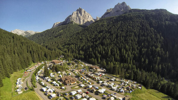 Camping Vidor in den Dolomiten
