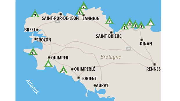 Campingplatz-Tipps Bretagne
