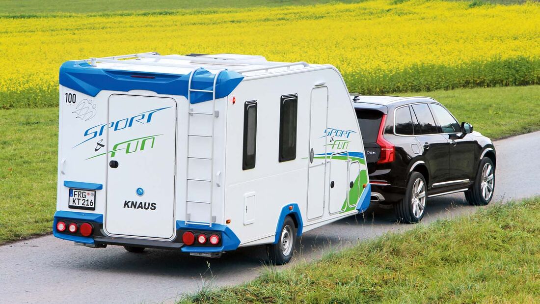 Caravan Knaus Sport & Fun mit Zugwagen