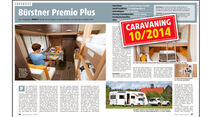 Caravaning 10/2014 Bürstner Premio Plus