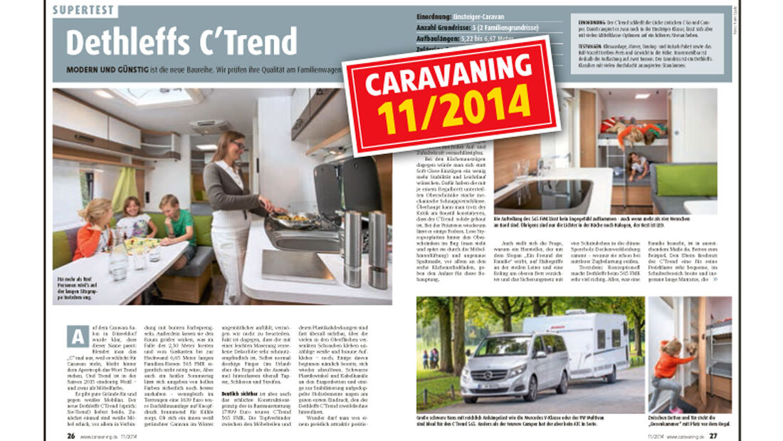 Caravaning 11/2014 Dethleffs C’Trend