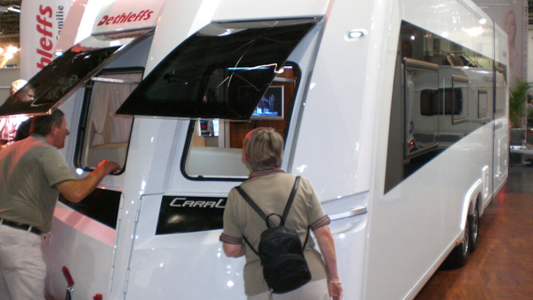 Dethleffs Caraliner Wohnwagen Luxus Caravan Salon 2009