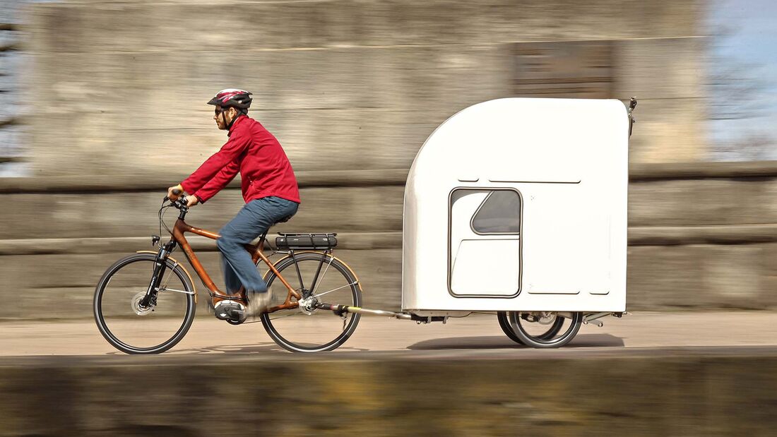 Fahrrad-Caravan