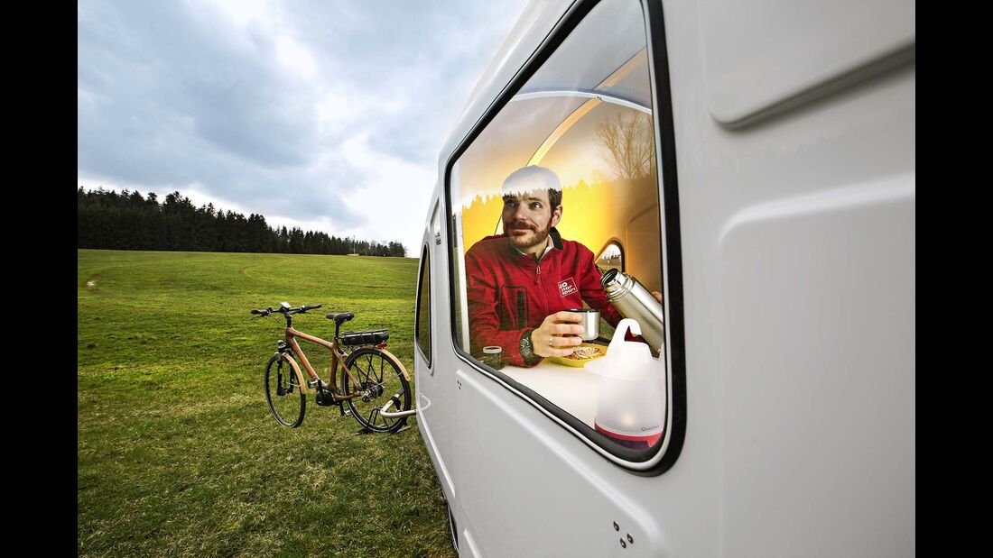 Fahrrad-Caravan