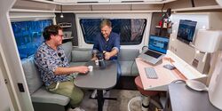 Home Office Caravan, mobiles Arbeiten, digitale Nomaden, Studie