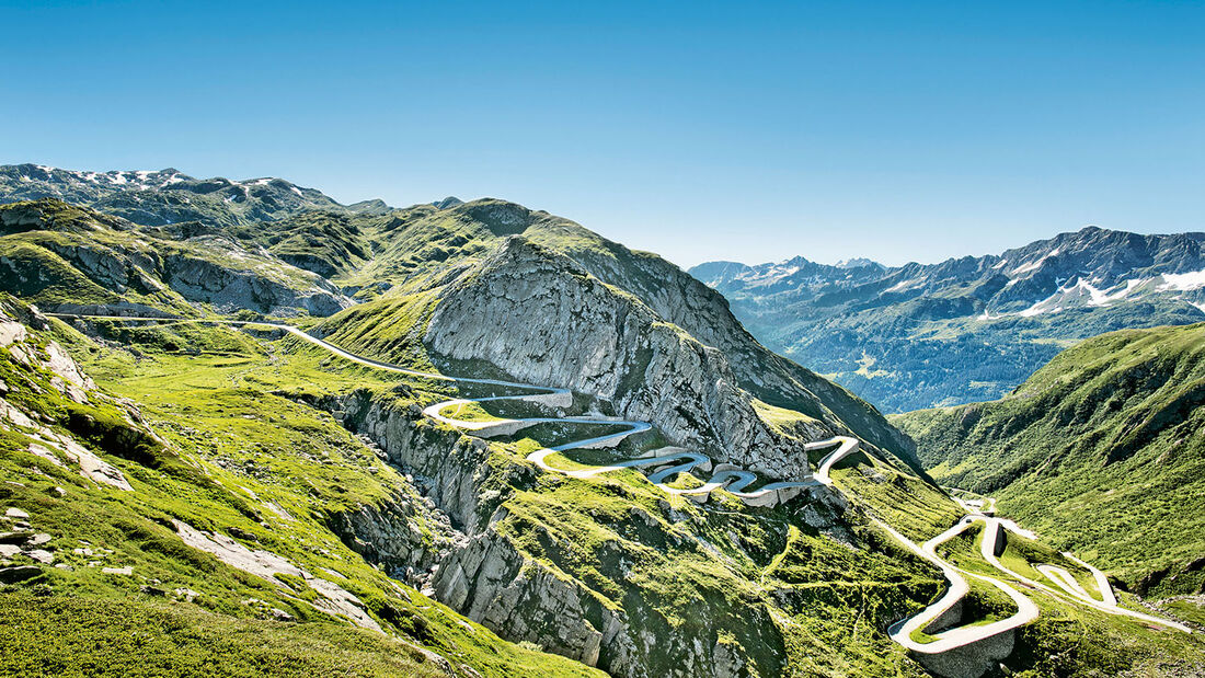 Julierpass in der Schweiz