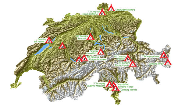 Top 15 Campingplätze in der Schweiz | Caravaning