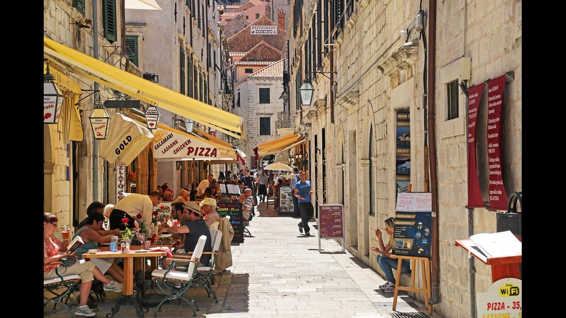 Restaurants in der Dubrovniker Altstadt