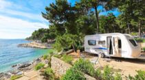 Superior-Stellplatz Camping Cikat Kroatien Insel Losinj