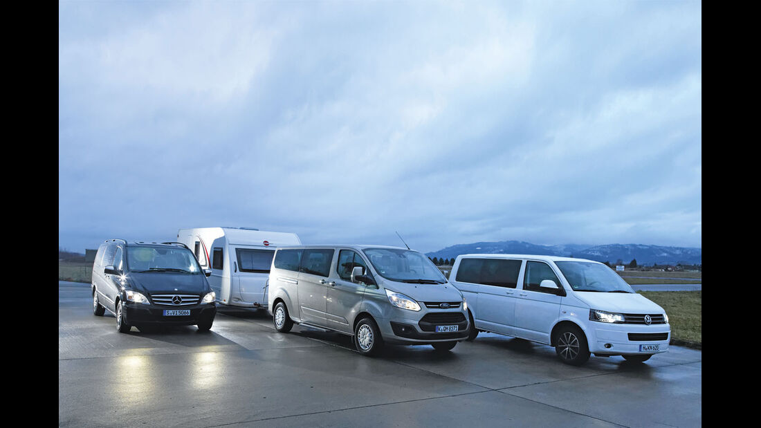 Vergleichstest: VW Multivan/Mercedes Viano/Ford Tourneo Custom