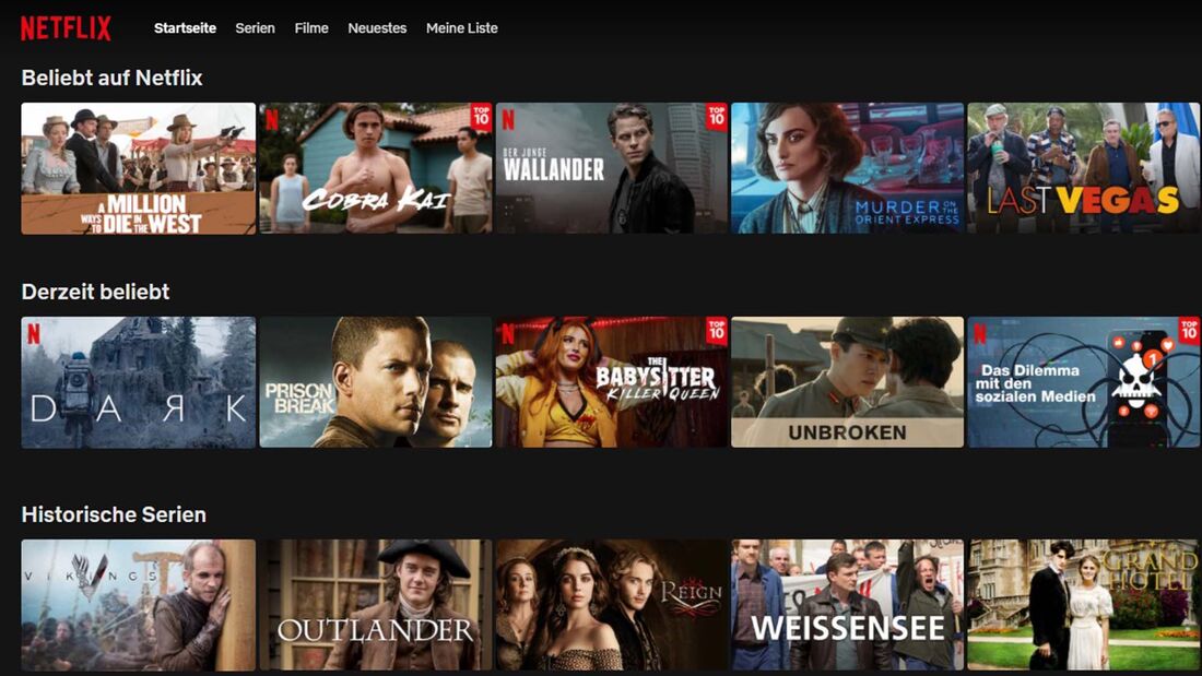 Video-Streaming Netflix