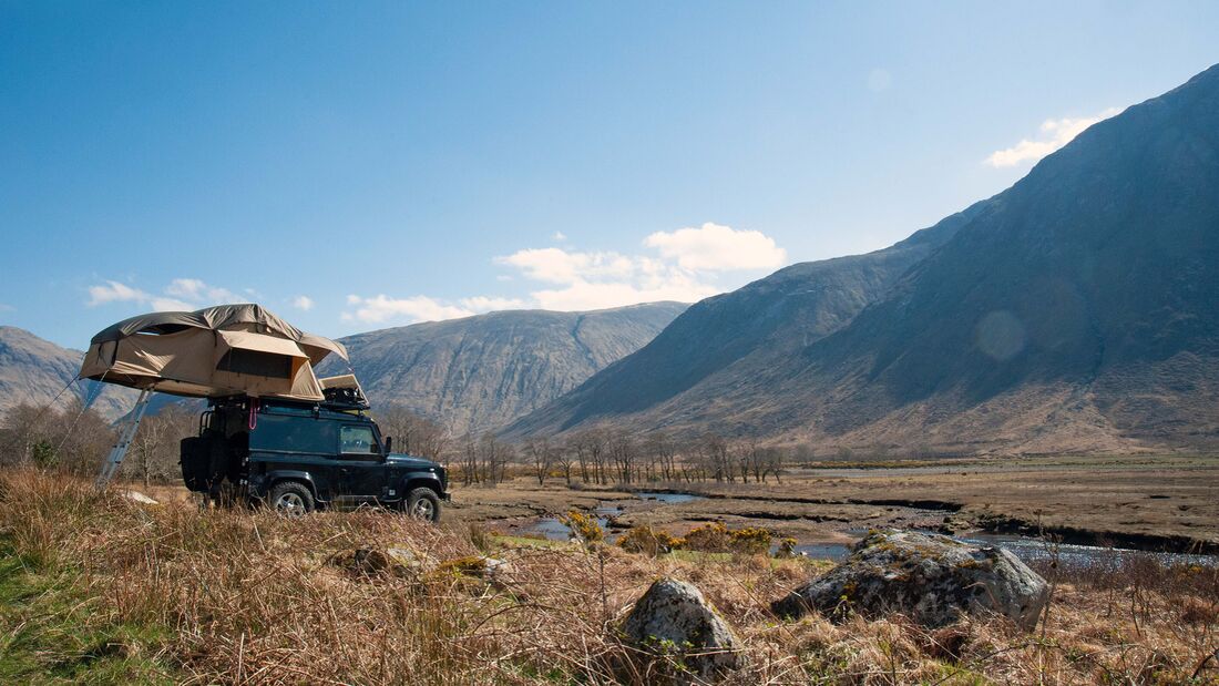 WIld Camping In Glen Etive, Scottish Highlands
