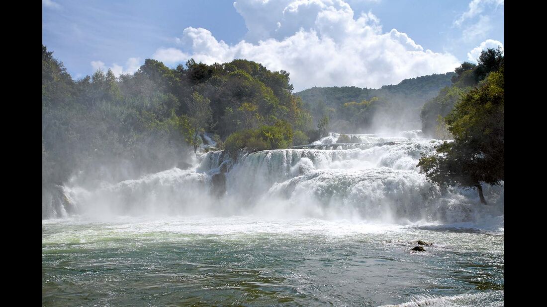 Wasserfälle Krka-Nationalpark Kroatien Dalmatien