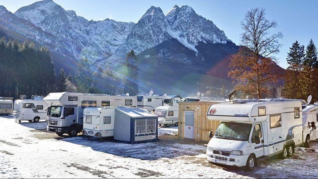 Wintercamping Zugspitze