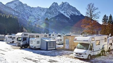 Wintercamping Zugspitze