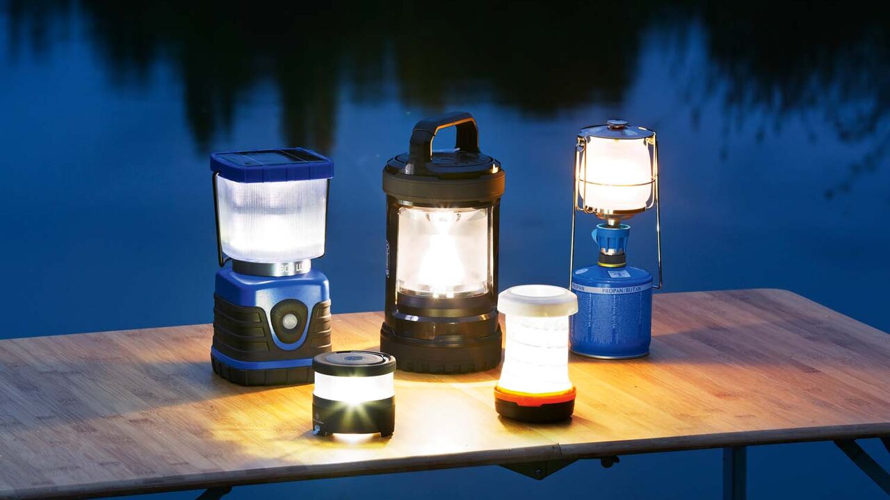 4 Stück LED-Campinglicht Beleuchtung Camping Lampe Mehrzweck Sphärisch 