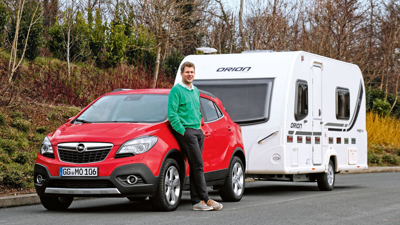 Der Neue Opel Mokka Im Zugwagen Test Bei Caravaning Caravaning