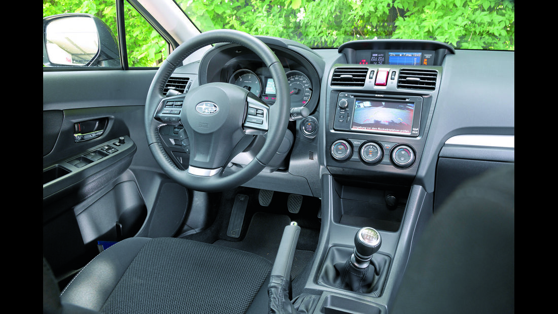 Zugwagen-Test: Subaru XV, CAR 08/2012 - Cockpit 