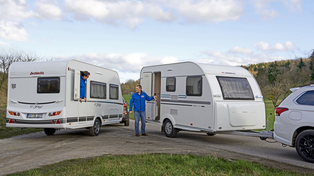 Einsteiger-Caravans für unter 15.000 Euro im Vergleich