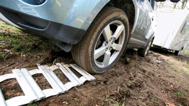 Reifen Traktionsmatten Rutschfeste Radauflage für Rettungswagen